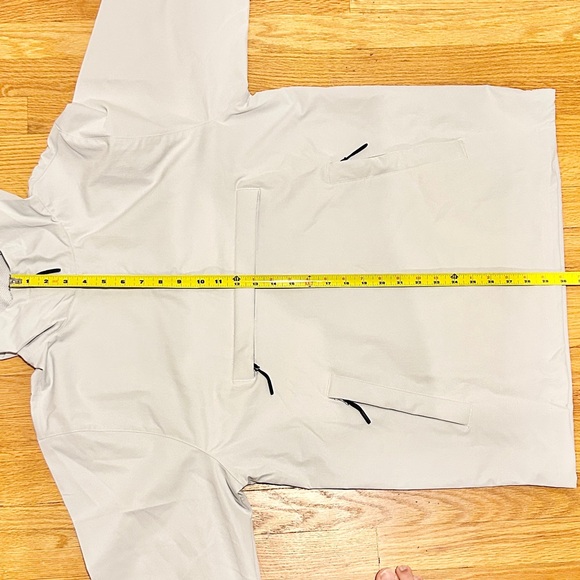 Nike Men’s Size M-Tall Unscripted Repel Anorak White Black Golf Jacket - Picture 7 of 9